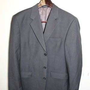 Gray Andrew Fezza Cashmere Wool Blazer Men's 44L